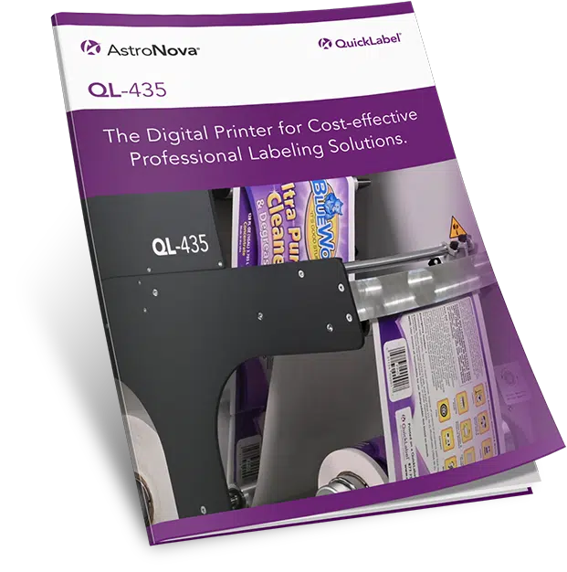 QL-435 brochure de 4 pages