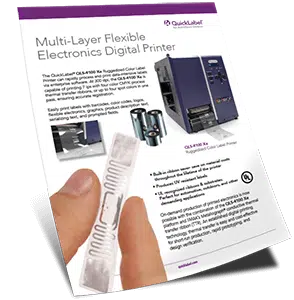 Flexibler Mehrschicht-Digitaldrucker mit flexibler Elektronik
