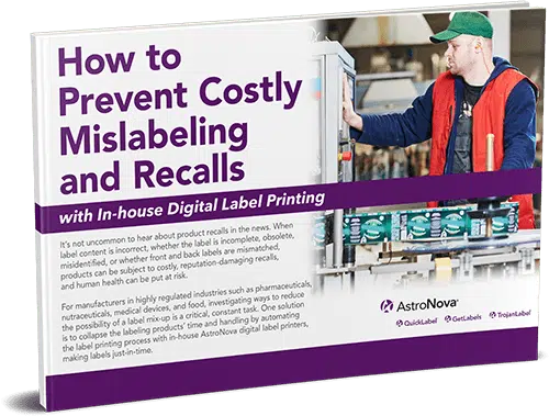 Comment éviter les erreurs d’étiquetage et les rappels coûteux grâce à l’impression numérique d’étiquettes en interne ?