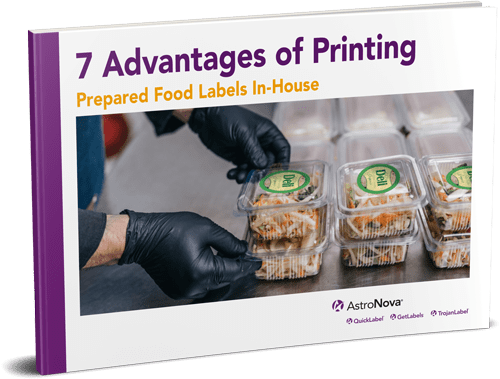 7 ventajas de imprimir las etiquetas de los alimentos preparados en la empresa